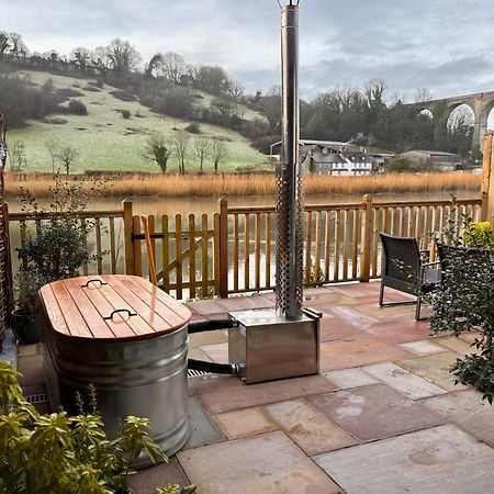 Viaduct River View & Outdoor Bath - Couples Retreat Calstock Buitenkant foto
